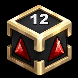 Cube Feu Rare - 12